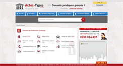 Desktop Screenshot of annuaire.actes-types.com