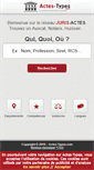 Mobile Screenshot of annuaire.actes-types.com