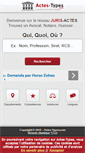 Mobile Screenshot of notaire-annuaire.actes-types.com